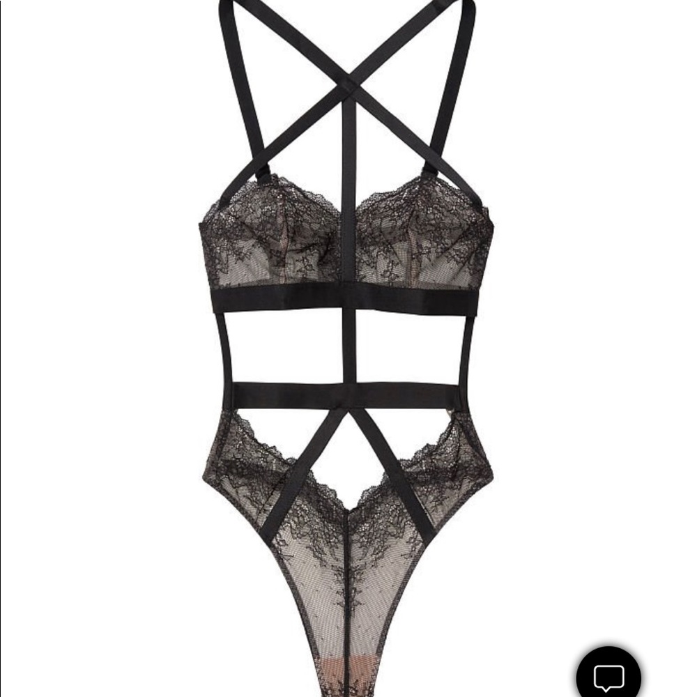 Victoria secret strappy teddy.